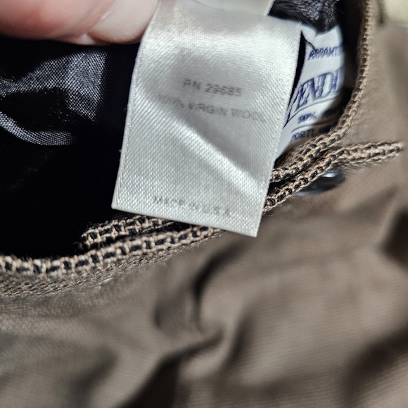 Pendleton Vintage 100% Wool Brown Dress Pants Women's Size 12 with Hemming - Picture 5 of 11